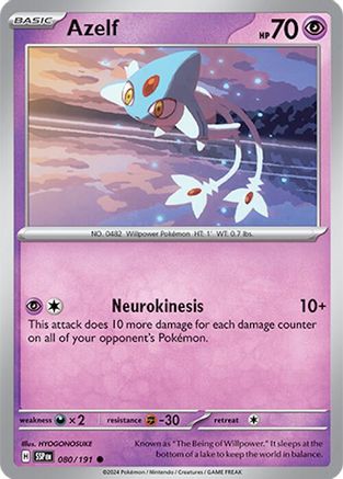 Azelf 80 - [SV08 Surging Sparks]