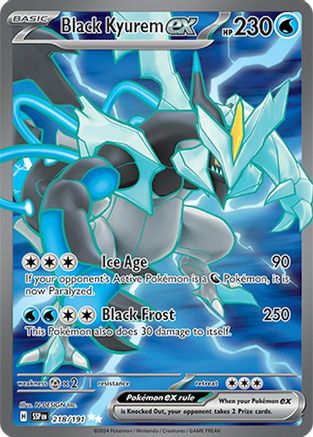 Black Kyurem ex - 218/191 218 - [SV08 Surging Sparks] Holofoil