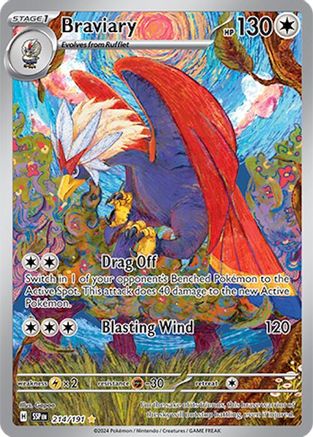 Braviary - 214/191 214 - [SV08 Surging Sparks] Holofoil