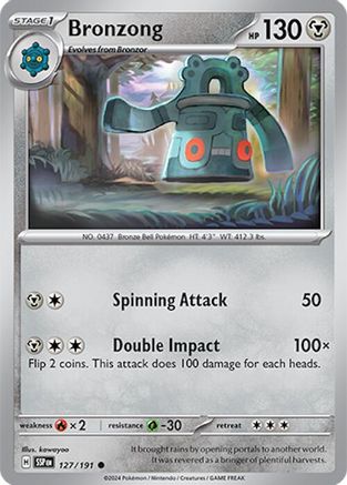Bronzong 127 - [SV08 Surging Sparks] Reverse Holofoil