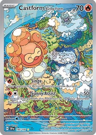 Castform Sunny Form - 195/191 195 - [SV08 Surging Sparks] Holofoil