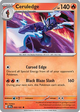 Ceruledge - 035/191 35 - [SV08 Surging Sparks] Reverse Holofoil