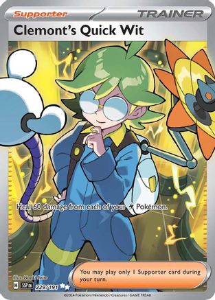 Clemont's Quick Wit - 229/191 229 - [SV08 Surging Sparks] Holofoil