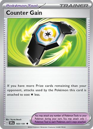 Counter Gain 169 - [SV08 Surging Sparks] Reverse Holofoil