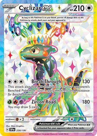 Cyclizar ex - 228/191 228 - [SV08 Surging Sparks] Holofoil