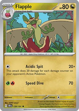 Flapple - 139/191 139 - [SV08 Surging Sparks]