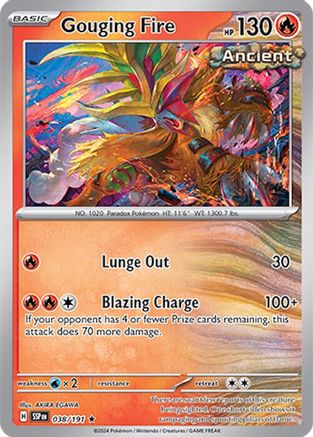 Gouging Fire 38 - [SV08 Surging Sparks] Reverse Holofoil