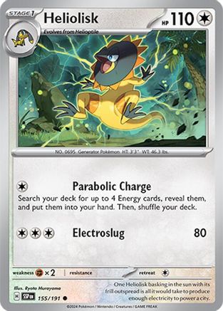 Heliolisk 155 - [SV08 Surging Sparks] Reverse Holofoil