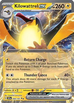 Kilowattrel ex 68 - [SV08 Surging Sparks] Holofoil