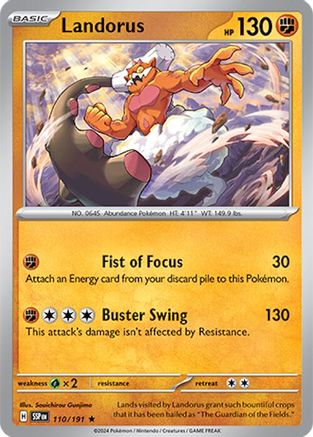 Landorus 110 - [SV08 Surging Sparks] Reverse Holofoil