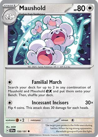 Maushold 158 - [SV08 Surging Sparks] Reverse Holofoil