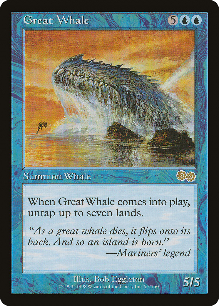 Great Whale (USG-077) [Urza's Saga]