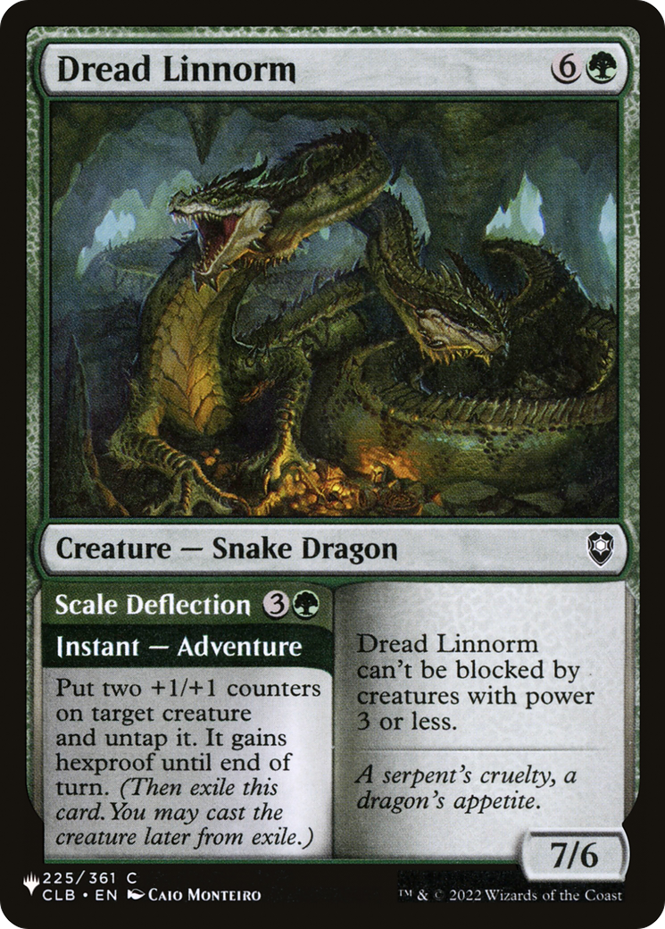 Dread Linnorm // Scale Deflection (LIST-CLB-225) [The List]