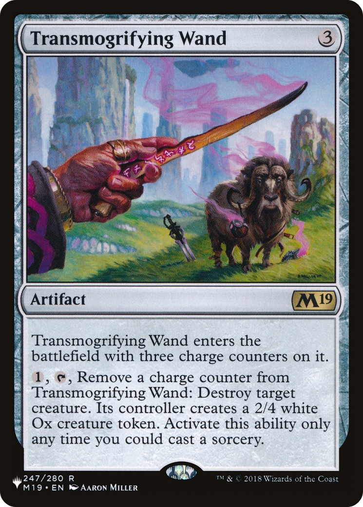 Transmogrifying Wand (LIST-M19-247) [The List]