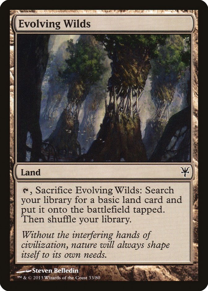 Evolving Wilds (DDK-033) [Duel Decks: Sorin vs. Tibalt]