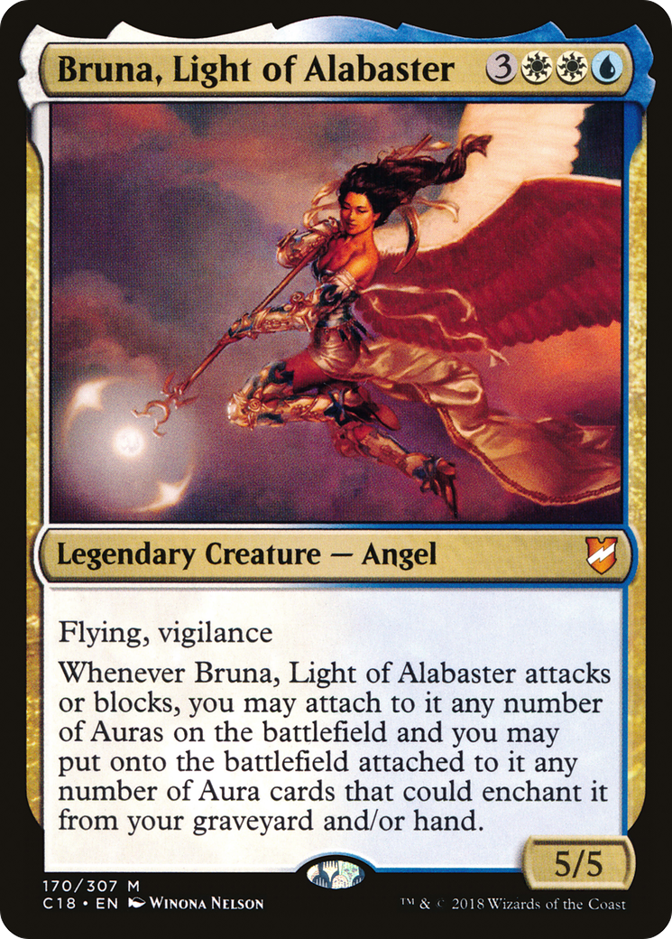 Bruna, Light of Alabaster (C18-170) [Commander 2018]