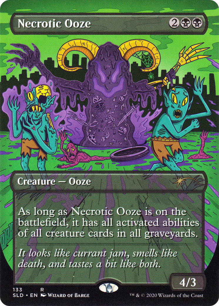 Necrotic Ooze (SLD-133) (Borderless) [Secret Lair Drop]