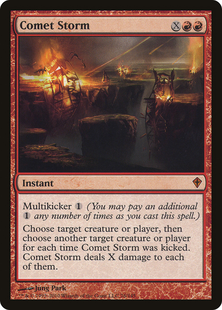 Comet Storm (WWK-076) [Worldwake] Foil