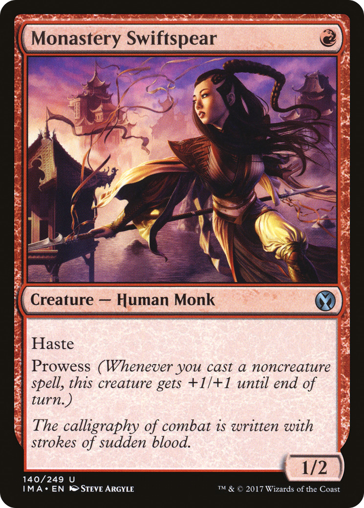 Monastery Swiftspear (IMA-140) [Iconic Masters]