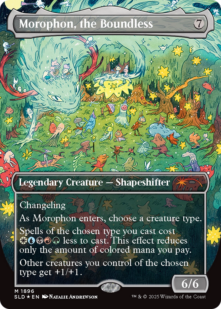 Morophon, the Boundless (SLD-1896) [Secret Lair Drop] (Borderless) Foil