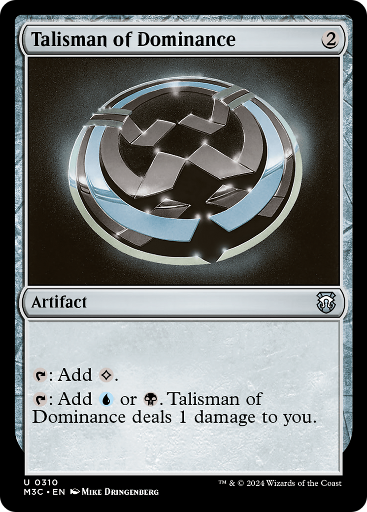 Talisman of Dominance (M3C-310) [Modern Horizons 3 Commander]