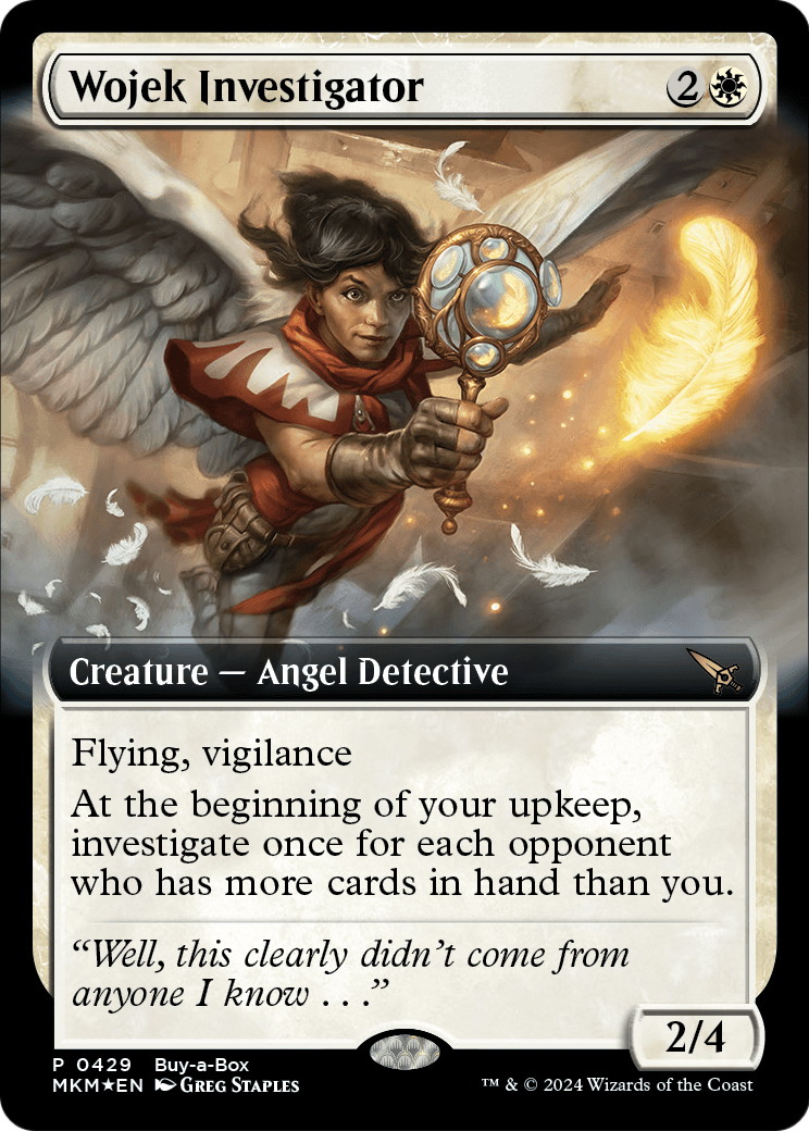 Wojek Investigator (BABP-429) (Extended Art) [Murders at Karlov Manor] Foil