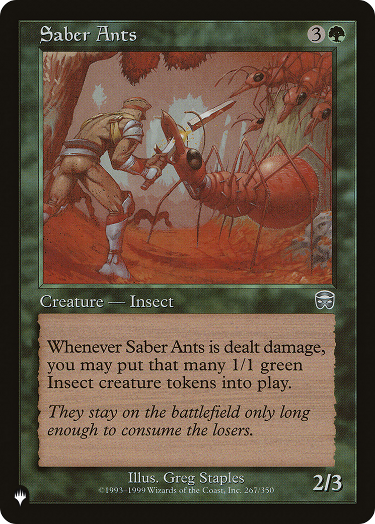 Saber Ants (LIST-MMQ-267) [The List]