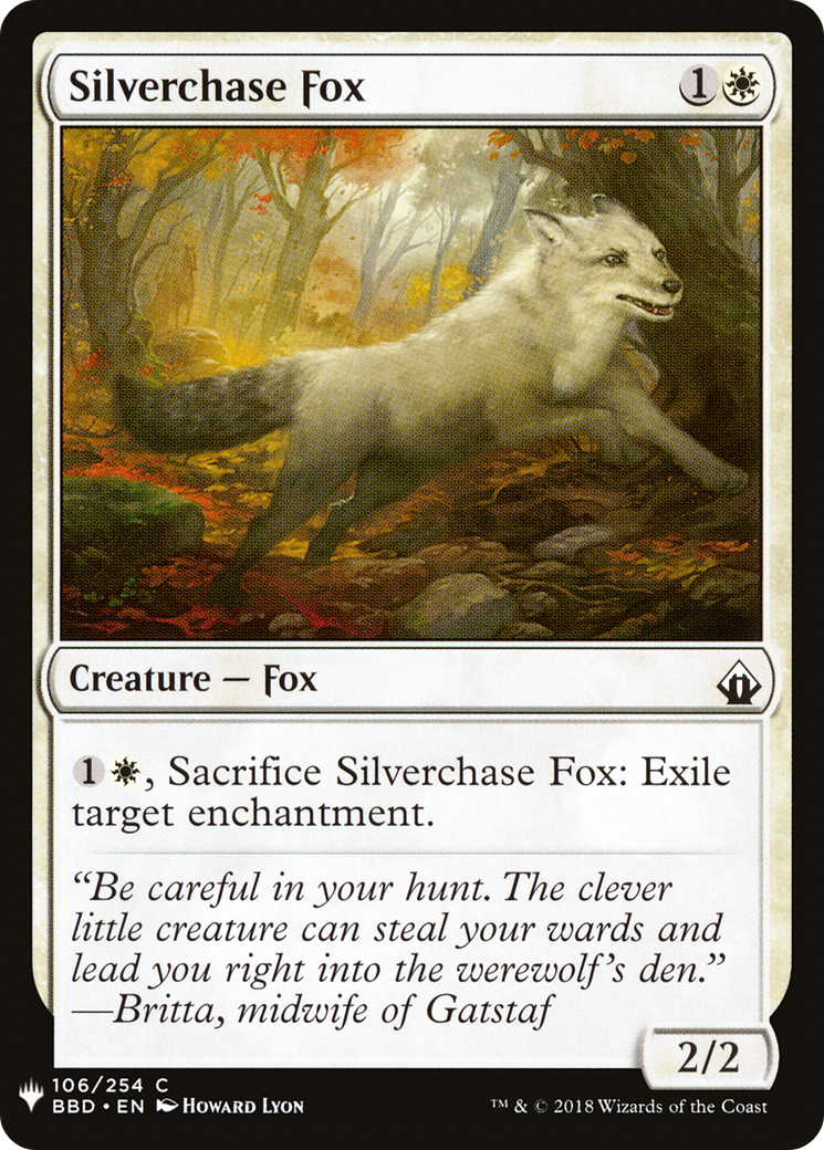 Silverchase Fox (LIST-BBD-106) [The List]