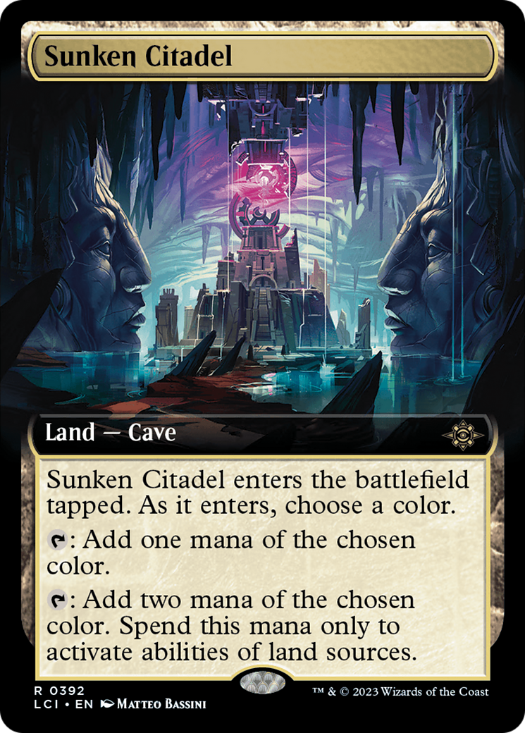 Sunken Citadel (LCI-392) [The Lost Caverns of Ixalan]: (Extended Art)
