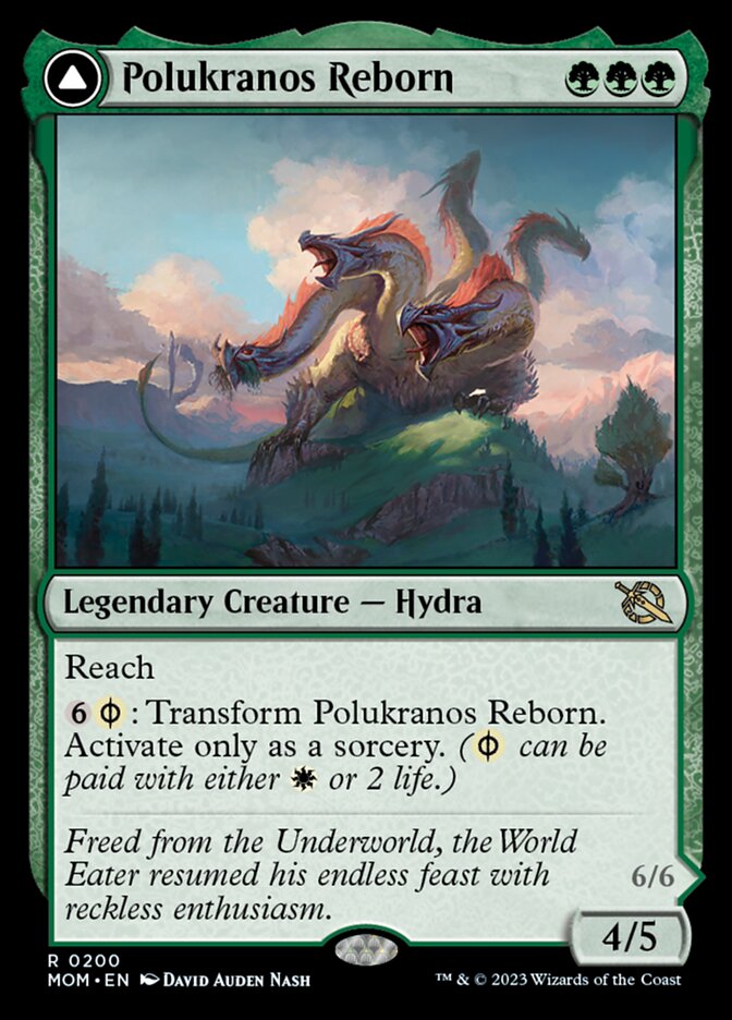 Polukranos Reborn // Polukranos, Engine of Ruin (MOM-200) [March of the Machine]