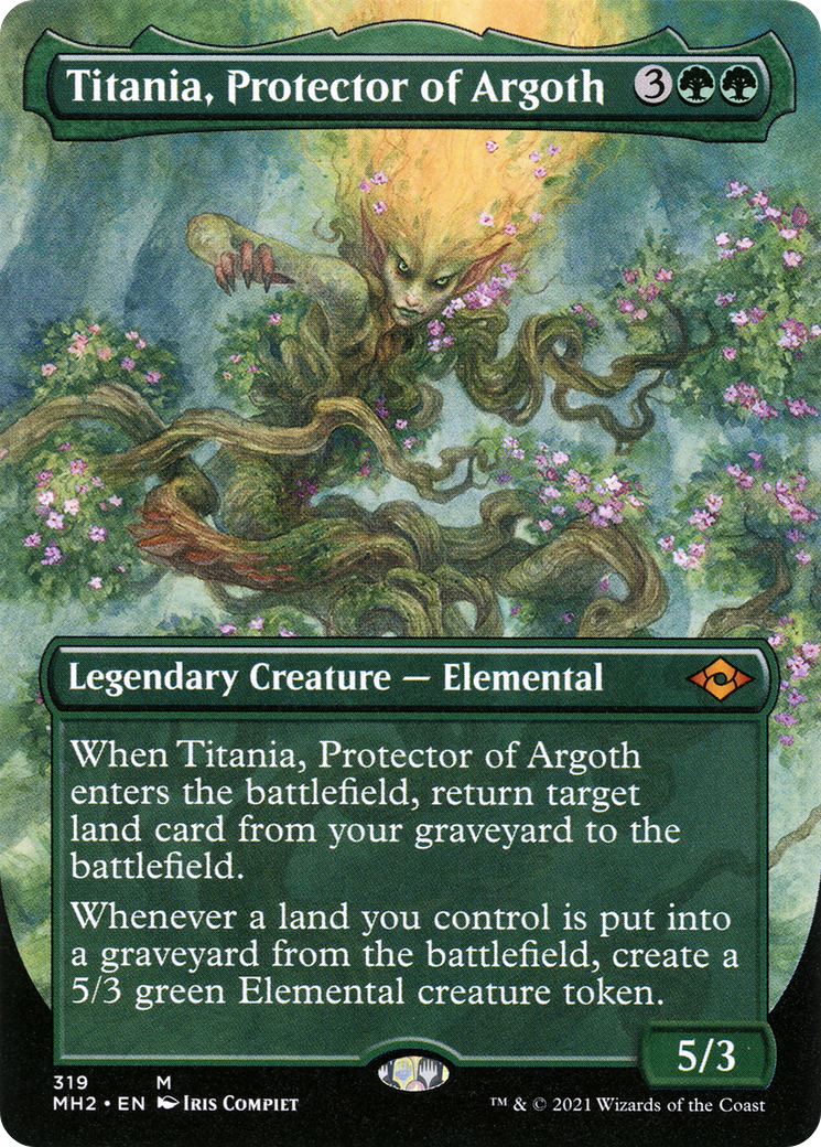 Titania, Protector of Argoth (MH2-319) [Modern Horizons 2] (Borderless)
