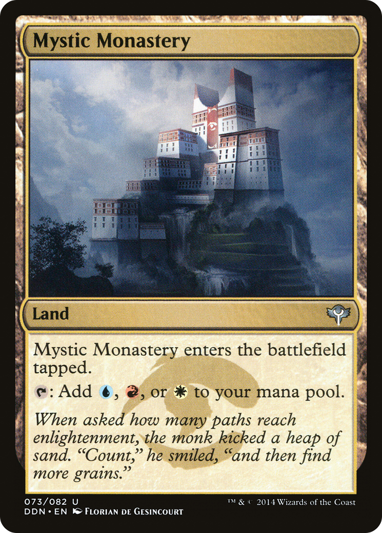Mystic Monastery (DDN-073) [Duel Decks: Speed vs. Cunning]