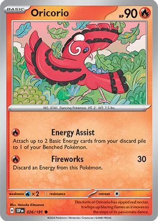 Oricorio - 026/191 26 - [SV08 Surging Sparks]