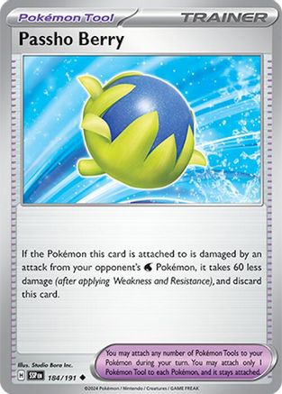Passho Berry 184 - [SV08 Surging Sparks] Reverse Holofoil