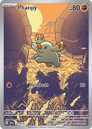 Phanpy - 205/191 205 - [SV08 Surging Sparks] Holofoil