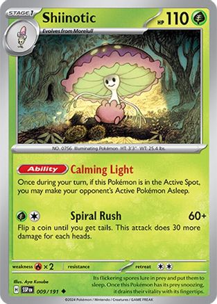 Shiinotic - 009/191 9 - [SV08 Surging Sparks]