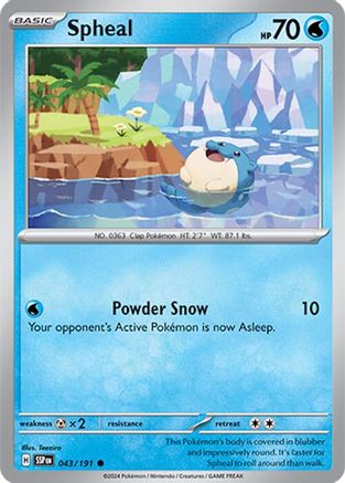 Spheal - 043/191 43 - [SV08 Surging Sparks]