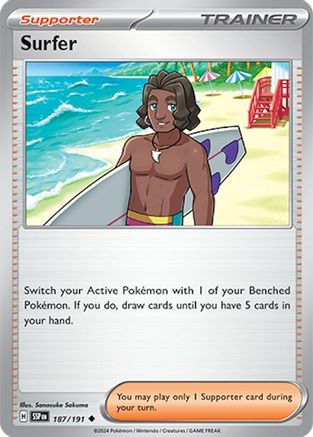 Surfer - 187/191 187 - [SV08 Surging Sparks] Reverse Holofoil