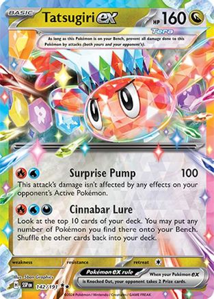 Tatsugiri ex - 142/191 142 - [SV08 Surging Sparks] Holofoil