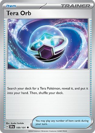 Tera Orb 189 - [SV08 Surging Sparks]