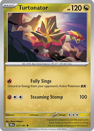 Turtonator 137 - [SV08 Surging Sparks] Reverse Holofoil
