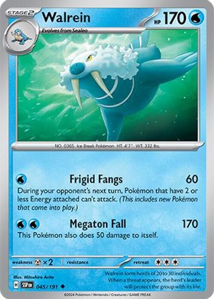 Walrein 45 - [SV08 Surging Sparks] Reverse Holofoil