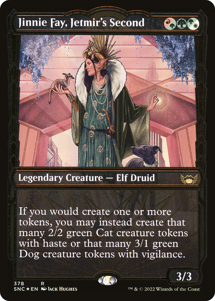 Jinnie Fay, Jetmir's Second (Gilded Foil) (SNC-378) (Showcase) [Streets of New Capenna] Foil