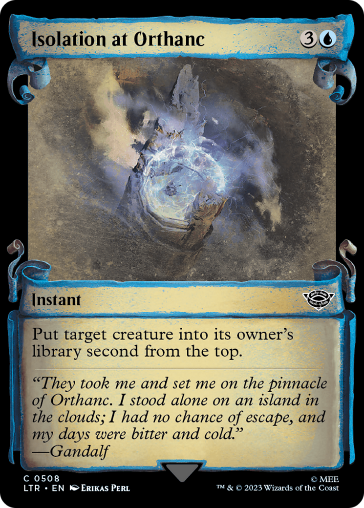 Isolation at Orthanc (LTR-508) [The Lord of the Rings: Tales of Middle-earth]: (Showcase)