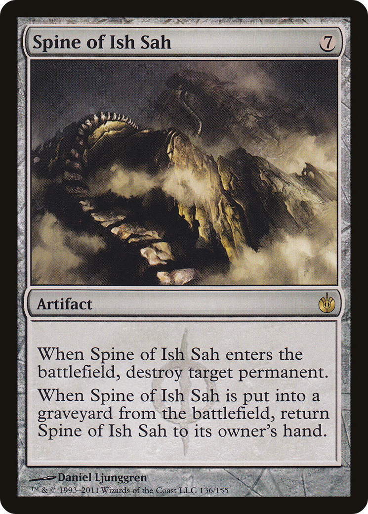 Spine of Ish Sah (MBS-136) [Mirrodin Besieged] Foil