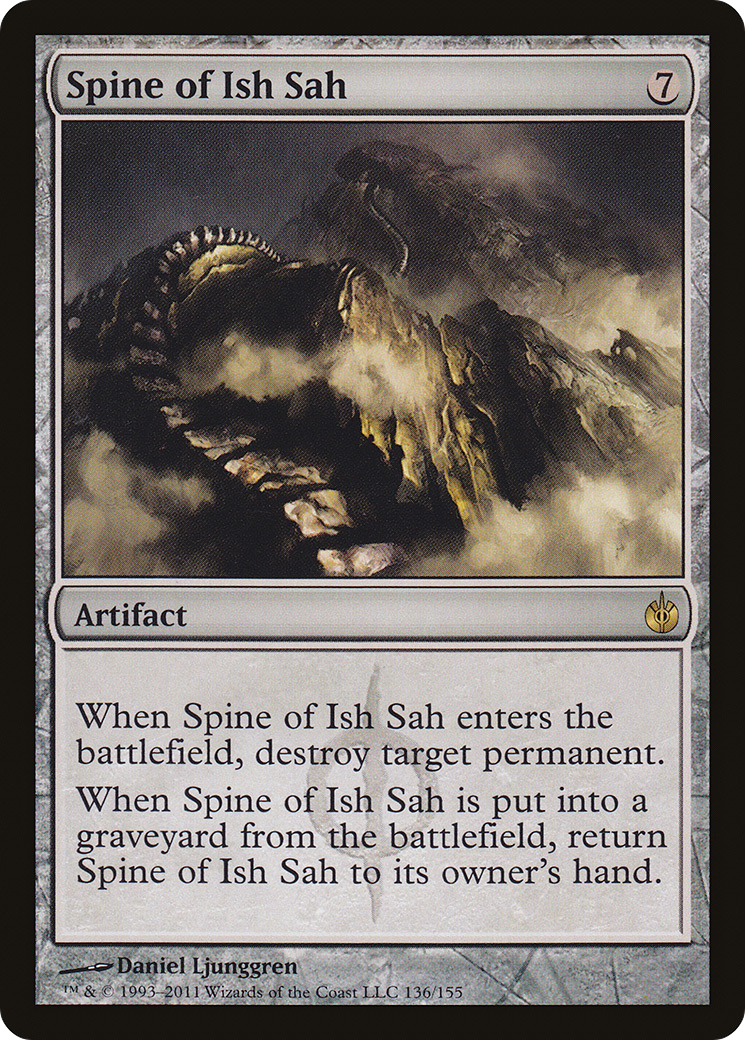 Spine of Ish Sah (MBS-136) [Mirrodin Besieged] Foil