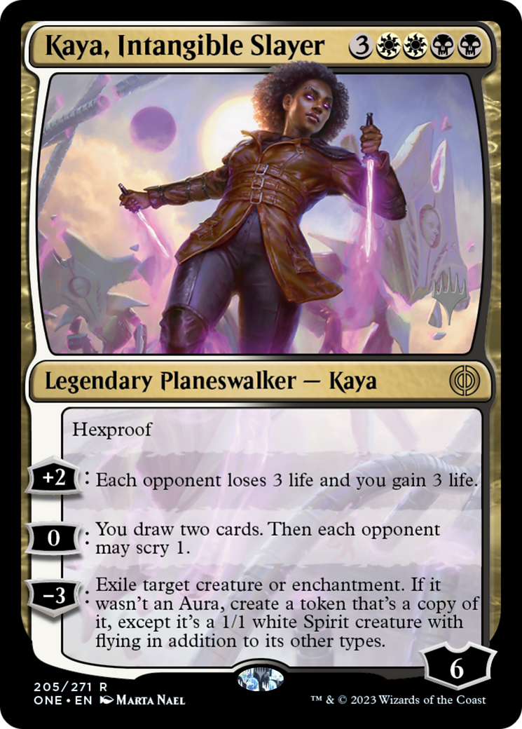 Kaya, Intangible Slayer (PPONE-205P) [Phyrexia: All Will Be One Promos]