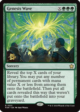 Genesis Wave (PRE-221) [Prerelease Cards] Foil