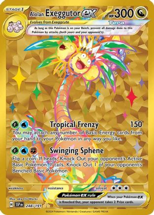 Alolan Exeggutor ex - 248/191 248 - [SV08 Surging Sparks] Holofoil