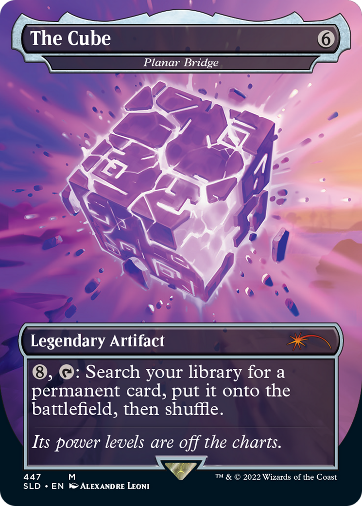 Planar Bridge (SLD-447) [Secret Lair Drop] / The Cube (Borderless)